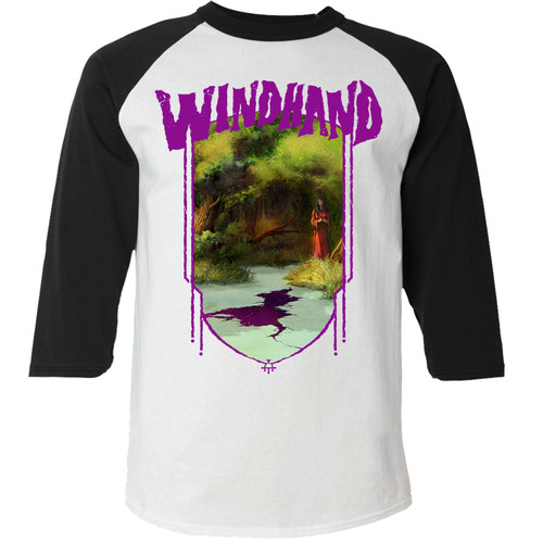 Windhand 'Eternal Return' (White Body with Black Sleeves) Baseball Jersey - US Import