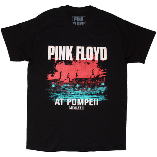 Pink Floyd 'Pompeii Cover' (Black) T-Shirt
