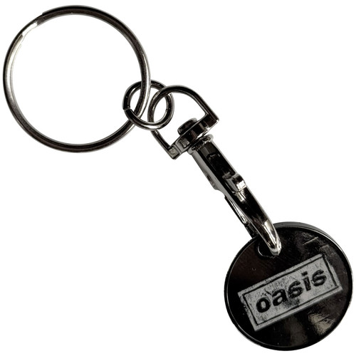Oasis 'Live '25/Decca Logo Double-Sided Trolley Coin' Ex-Tour Keyring