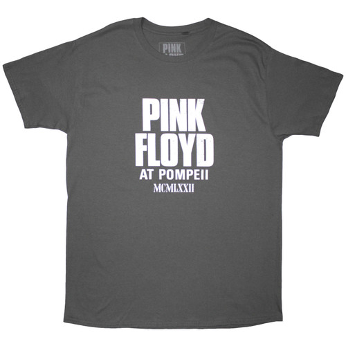 Pink Floyd 'Pompeii Collage' (Charcoal Grey) T-Shirt