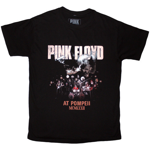Pink Floyd 'Pompeii Live Photo' (Black) T-Shirt