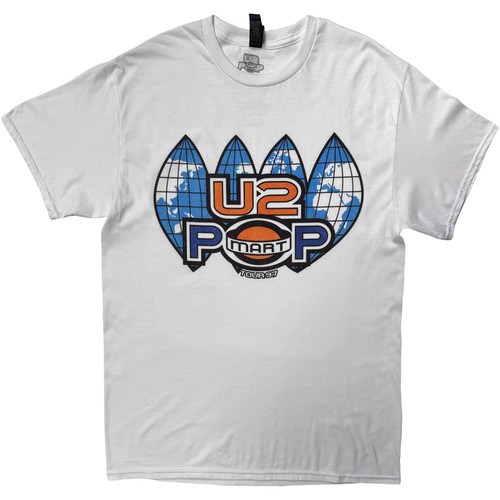 U2 'PopMart US Tour '97' (White) T-Shirt