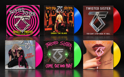 PRE-ORDER - Twisted Sister 'Totally Twisted - The Studio Albums 1982-1987' 5LP Colour Vinyl Boxset - RELEASE DATE 13th November 2026
