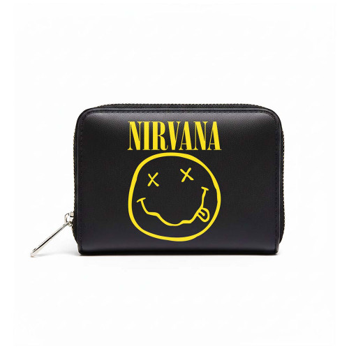 Nirvana 'Nevermind Smile' Rocksax Zip Top Purse