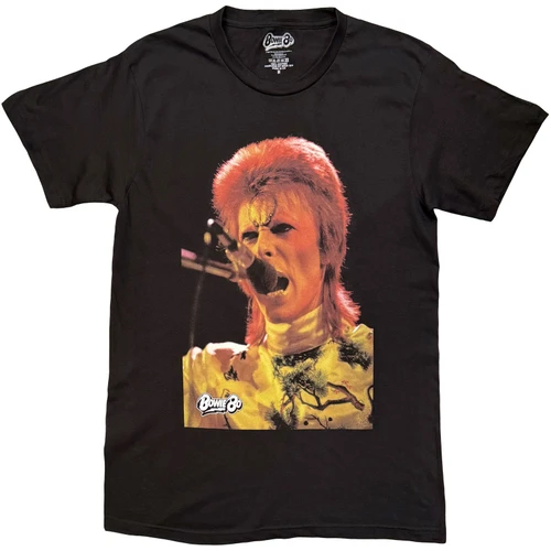 David Bowie 'Ziggy Glam Rock' (Black) T-Shirt