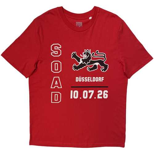 System of a Down 'Dusseldorf Event Tour '26' (Red) T-Shirt
