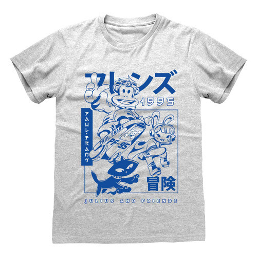 Paul Frank 'Julius And Friends' (Heather Grey) T-Shirt
