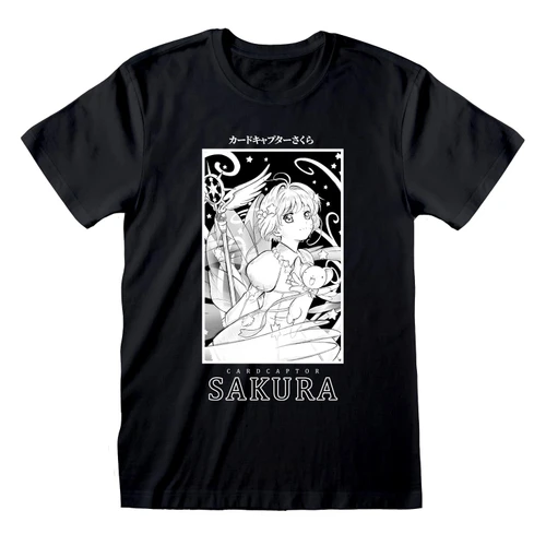 Cardcaptor Sakura 'Black and White Box' (Black) T-Shirt