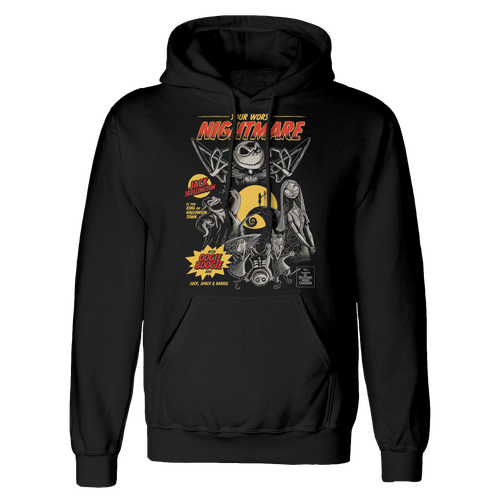 The Nightmare Before Christmas 'Your Worst Nightmare' (Black) Pull Over Hoodie