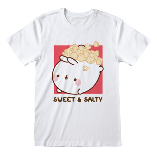 Molang 'Popcorn Box' (White) T-Shirt
