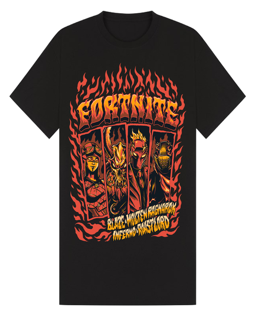 Fortnite 'Blaze' (Black) T-Shirt