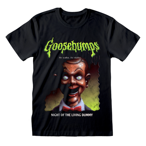 Goosebumps 'NIGHT OF THE LIVING DUMMY' (Black) T-Shirt
