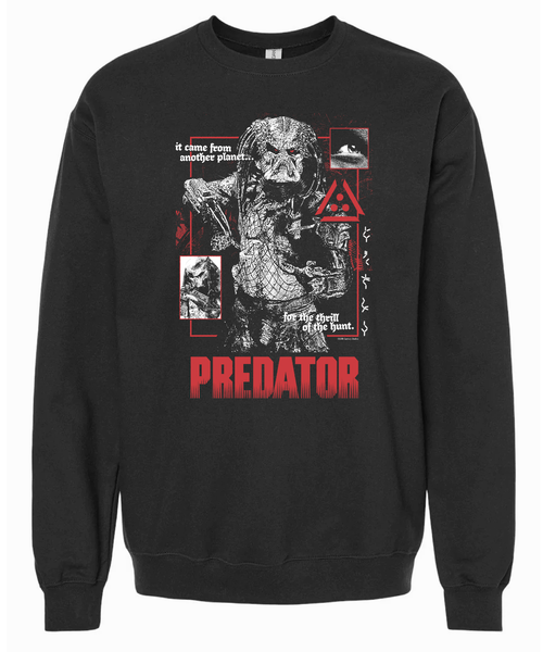 Predator 'For The Thrill Of The Hunt' (Black) Sweatshirt