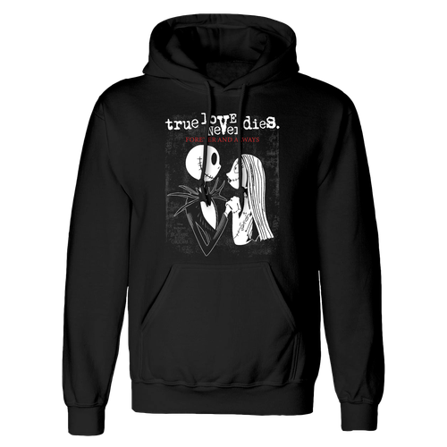 The Nightmare Before Christmas 'True Love Never Dies' (Black) Pull Over Hoodie