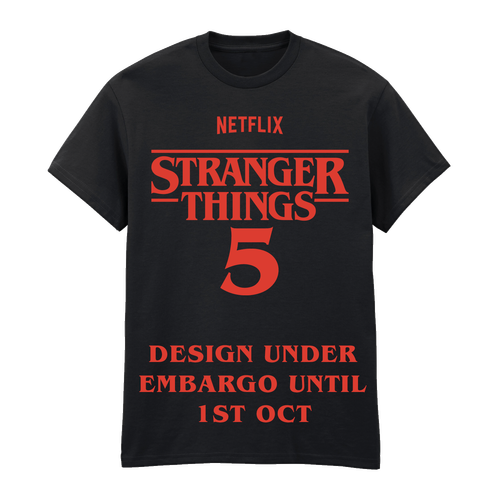 Stranger Things 'The Squawk Logo' (Red) T-Shirt