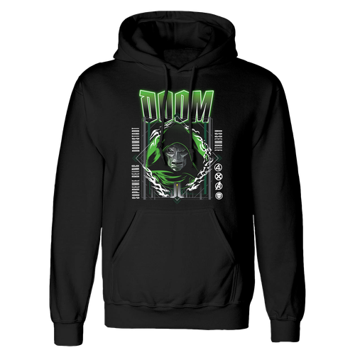 Avengers 'Supreme Being Doom' (Black) Pull Over Hoodie