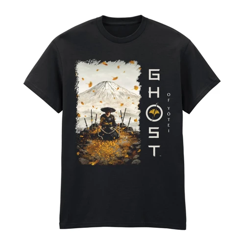 Ghost of Yotei 'Poster' (Black) T-Shirt