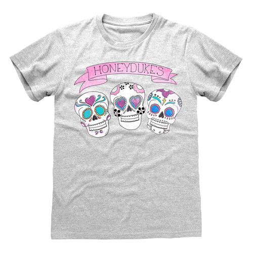 Harry Potter 'Honeydukes Skulls' (Heather Grey) T-Shirt