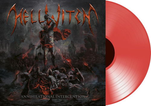 Hellwitch 'Annihilational Intercention' LP Transparent Red Vinyl