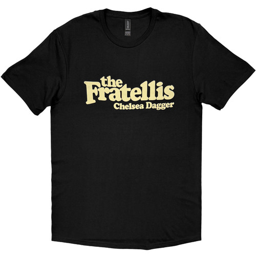 The Fratellis 'Chelsea Dagger Logo' (Black) T-Shirt