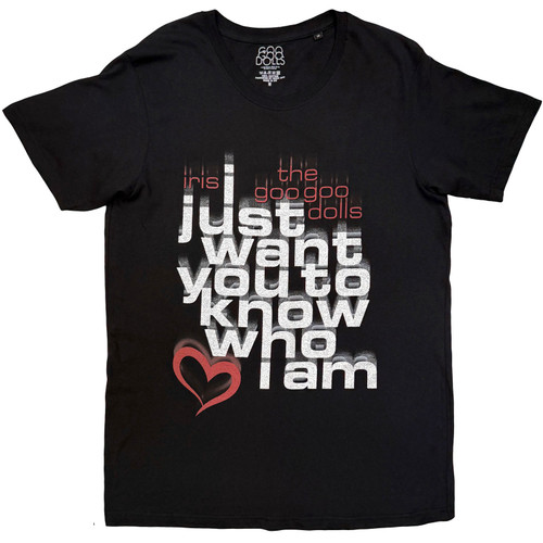 The Goo Goo Dolls 'Who I Am' (Black) T-Shirt