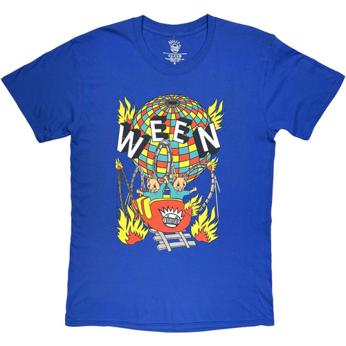 Ween 'Rollercoaster' (Blue) T-Shirt