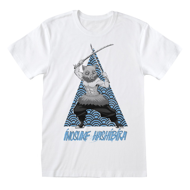 Demon Slayer 'Inosuke Triangle' (White) T-Shirt