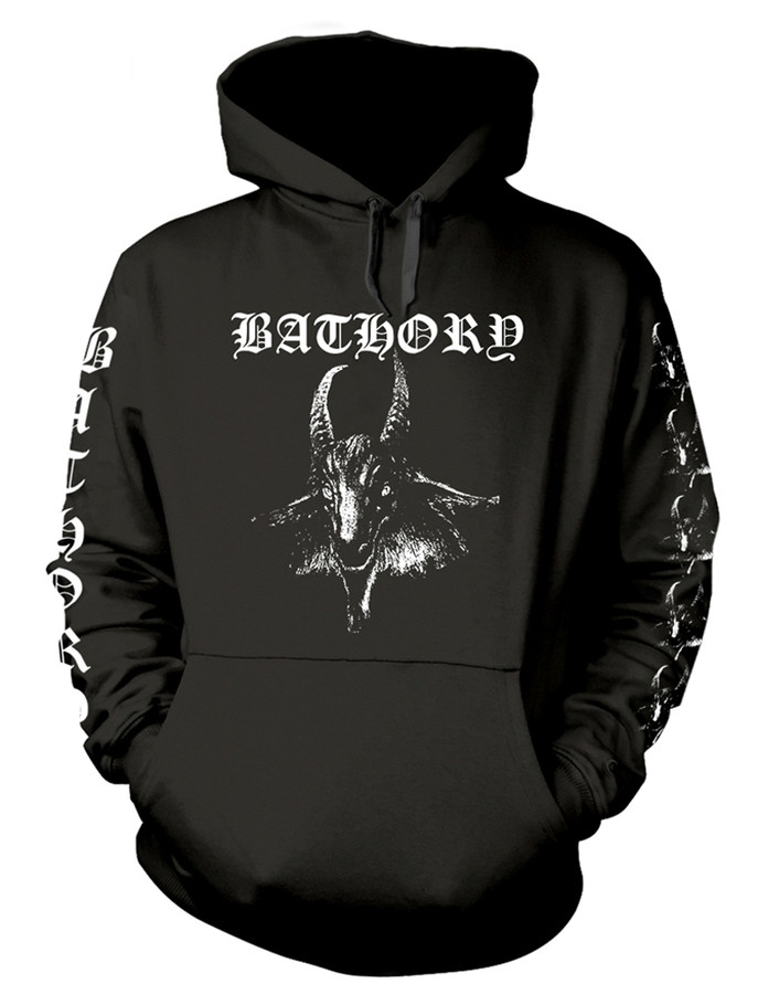 Bathory 'Goat' (Black) Pull Over Hoodie