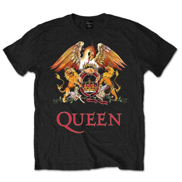 Queen 'Classic Crest' T-Shirt