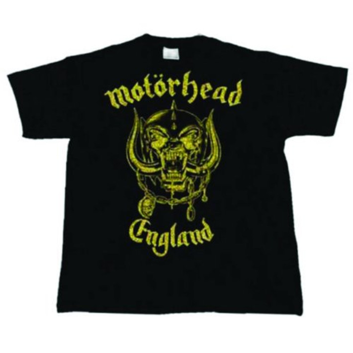Motorhead 'England Classic Gold' T-Shirt