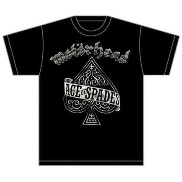 Motorhead 'Ace Of Spades B&W Tattoo' T-Shirt