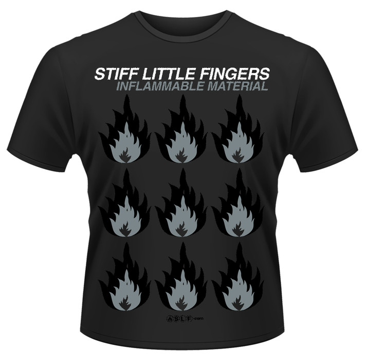 Stiff Little Fingers 'Inflammable Material' T-Shirt