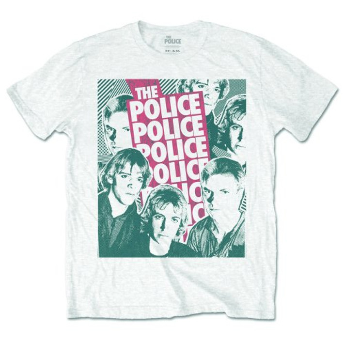 The Police 'Half -Tone Faces' T-Shirt