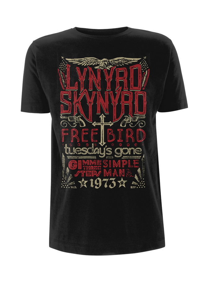 Lynyrd Skynyrd 'Free bird 1973 Hits' T-Shirt