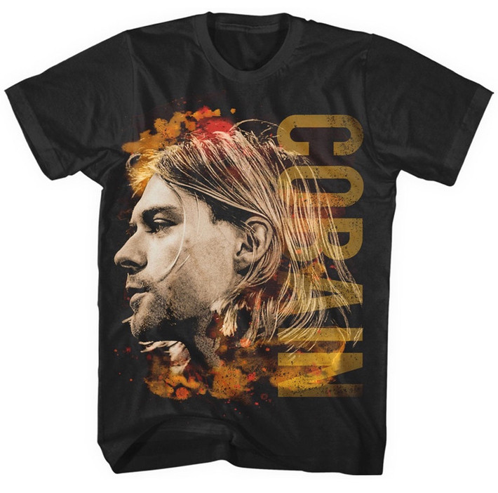 Kurt Cobain 'Coloured Side View' T-Shirt