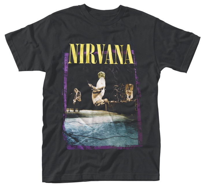 Nirvana 'Stage Jump (Purple)' T-Shirt