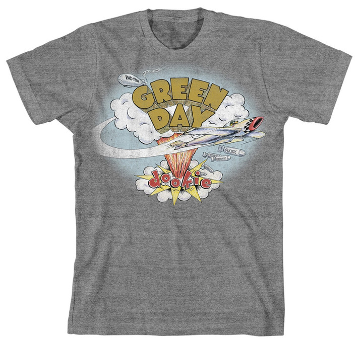 Green Day 'Dookie (Grey)' T-Shirt