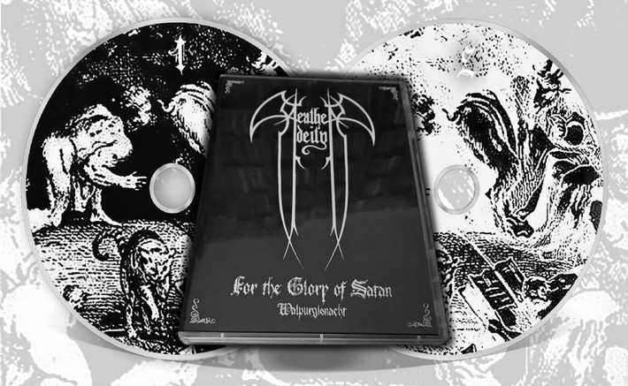 Heathen Deity 'For The Glory of Satan: Walpergisnacht & Whispers of the Unlight' Double CD