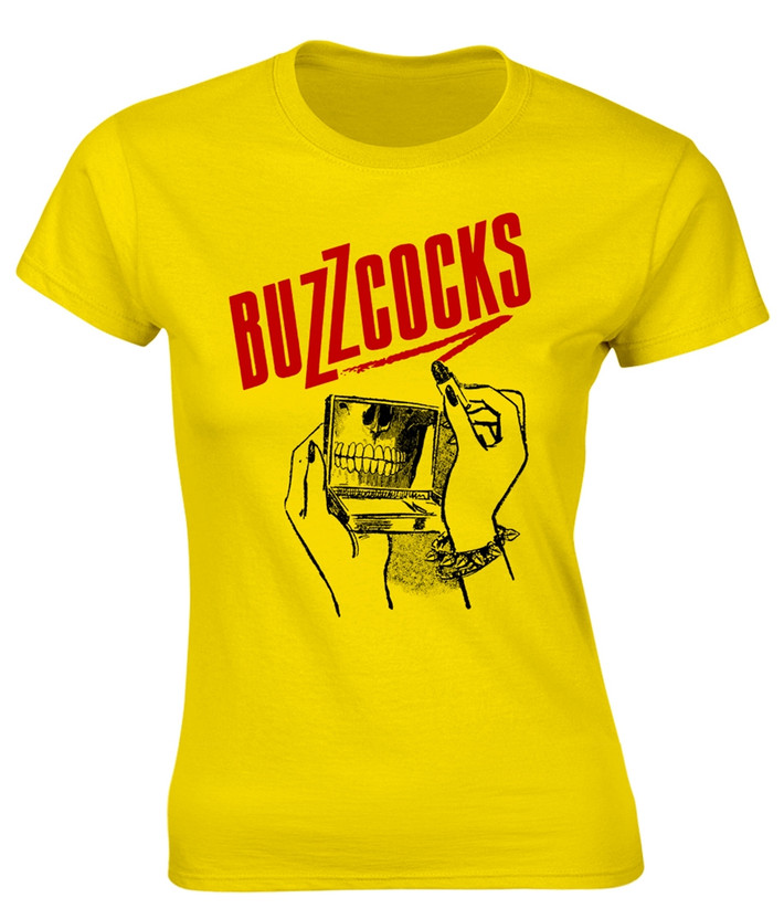 Buzzcocks 'Lipstick' Womens Fitted T-Shirt