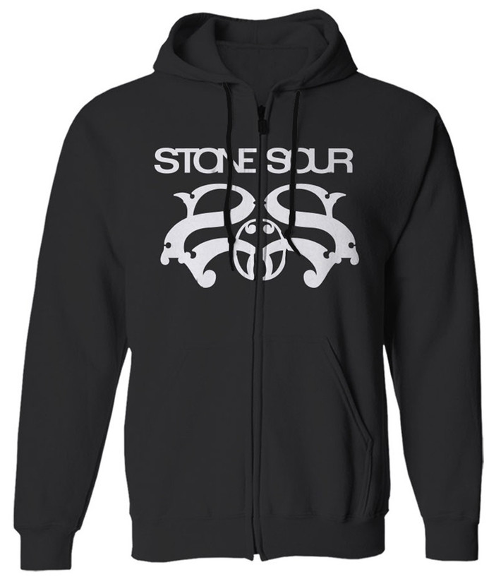 Stone Sour 'Logo' Zip Up Hoodie