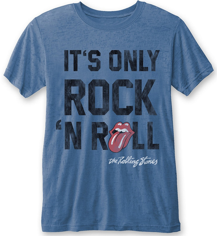 The Rolling Stones 'IORNR' (Blue) Burnout T-Shirt