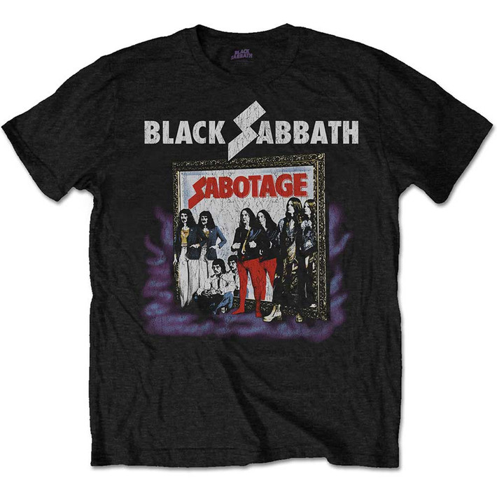 Black Sabbath 'Sabotage Distressed' T-Shirt