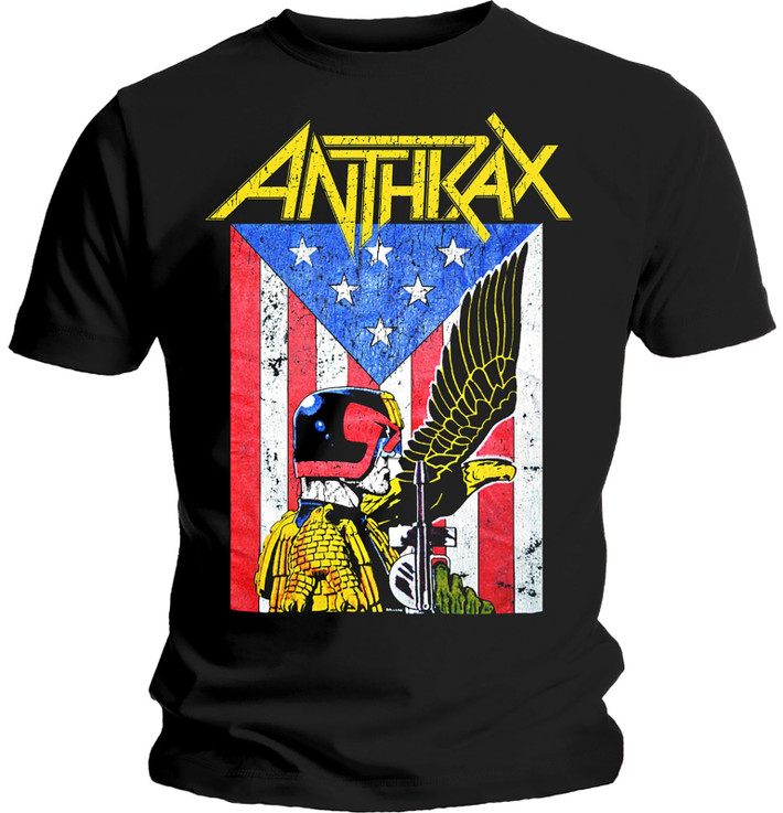 Anthrax 'Dredd Eagle' T-Shirt