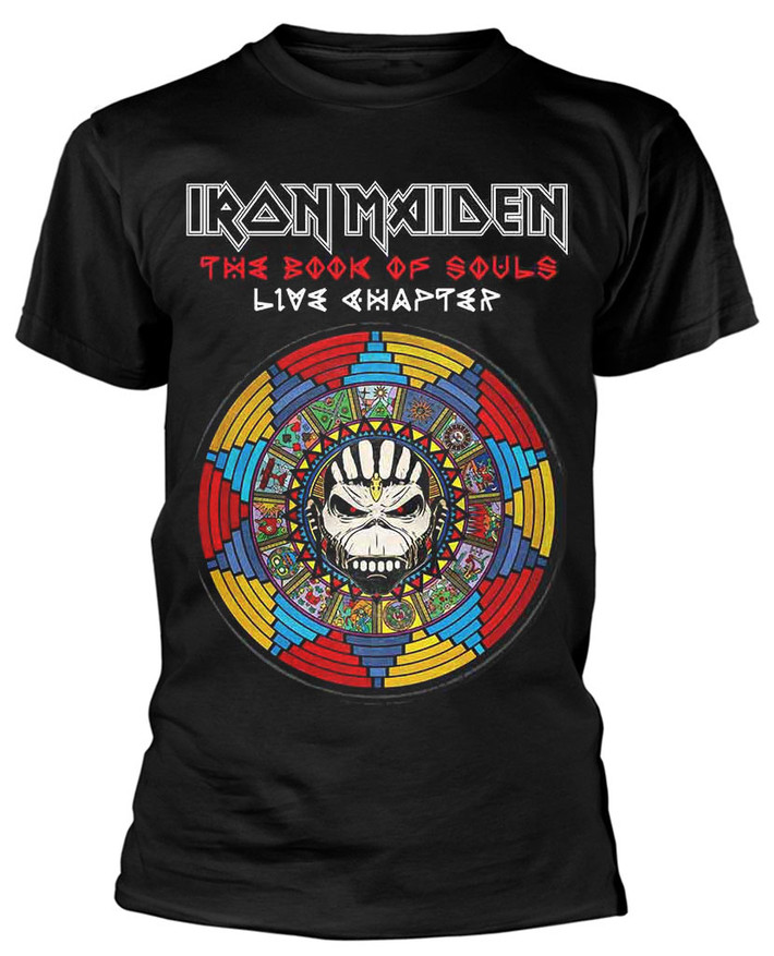 Iron Maiden 'Book Of Souls Live Chapter' (Black) T-Shirt