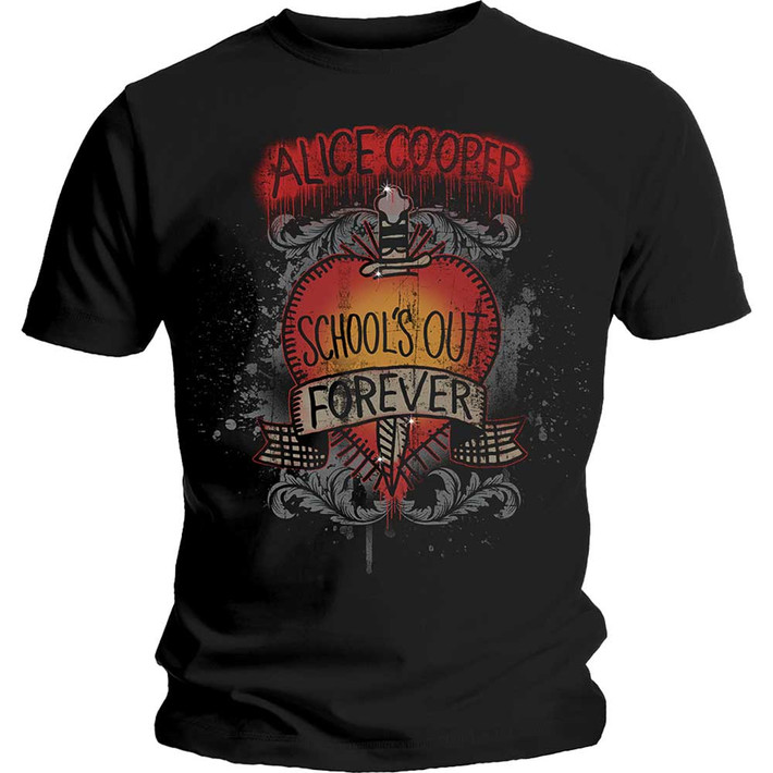 Alice Cooper 'Schools Out Dagger' T-Shirt