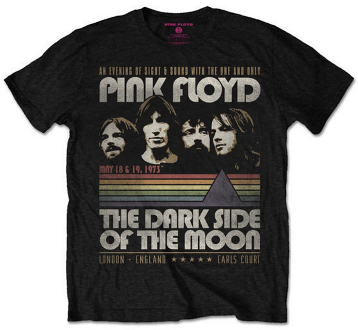 Pink Floyd 'Dark Side Vintage Stripes' T-Shirt