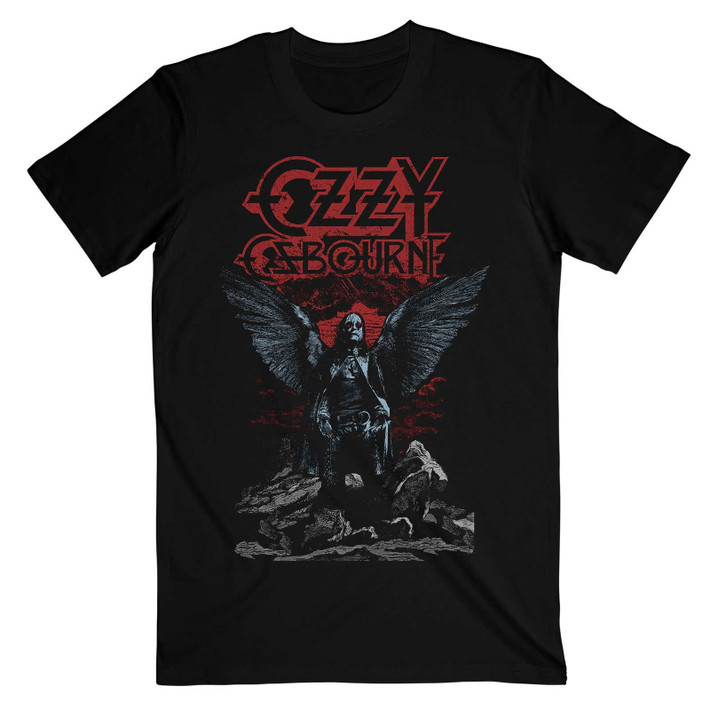 Ozzy Osbourne 'Angel Wings' (Black) T-Shirt
