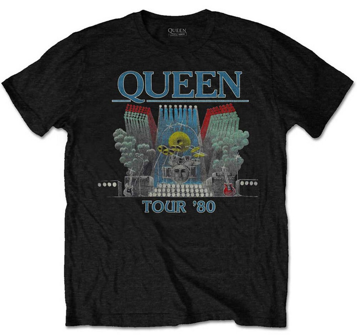 Queen 'Tour '80' T-Shirt