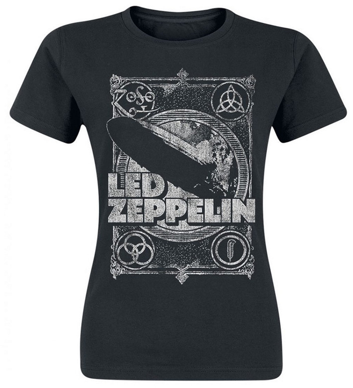 Led Zeppelin 'LZ1' Womens Fitted T-Shirt
