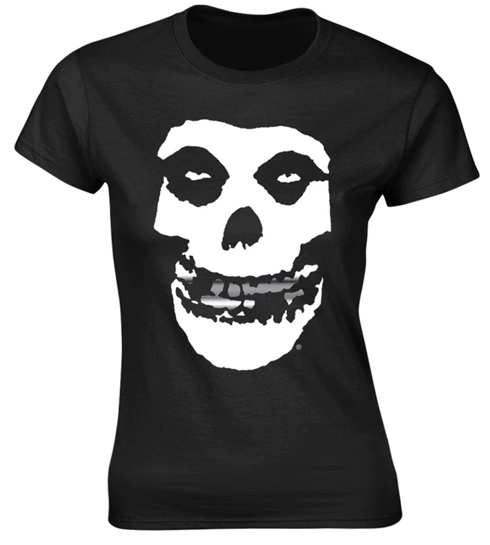 Misfits 'Silver Foil Teeth' Womens Fitted T-Shirt
